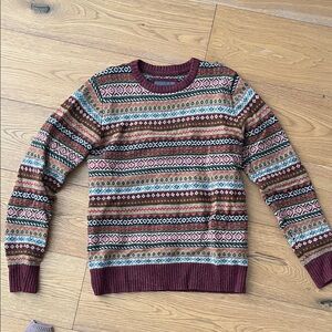 H&M men small fair aisle sweater